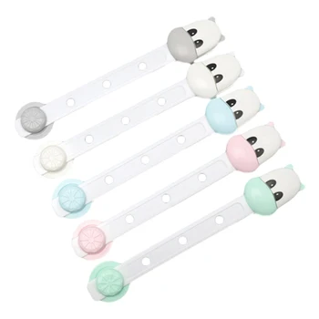 

Baby Safety Lock Long Multifunctional Drawer Lock Child Safety Lock Bending Adjustment Refrigerator Cabinet Door Lock