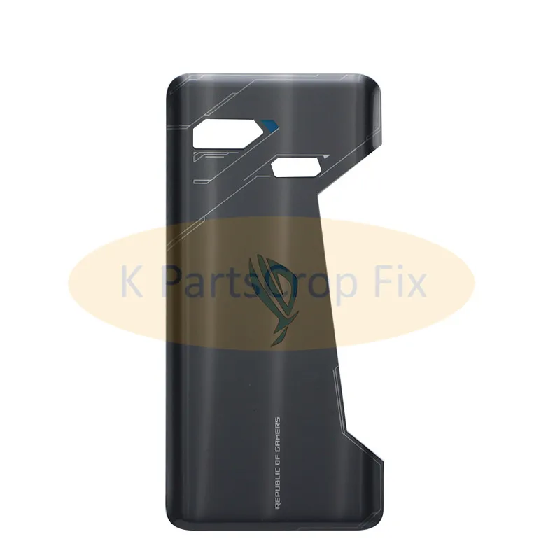 Задняя крышка корпуса для asus ROG phone Zs600kl Стеклянная Крышка батарейного отсека задняя крышка Корпус Запасные части для asus Z01QD