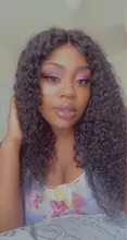 Peluca de cabello humano rizado con cierre de encaje 4x4, postizo de encaje Frontal, pelo Remy brasileño 350 naranja y jengibre, 28 30 pulgadas, 180% de densidad