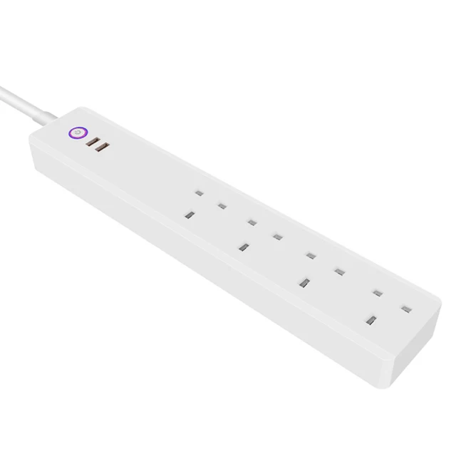 ZigBee Smart Power Strip 16A EU/UK,UseeLink Smart Power Bar Multiple