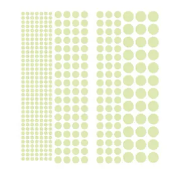 

407 pcs Dot luminous stickers round luminous moon removable bedroom bedside children's room decorative wall