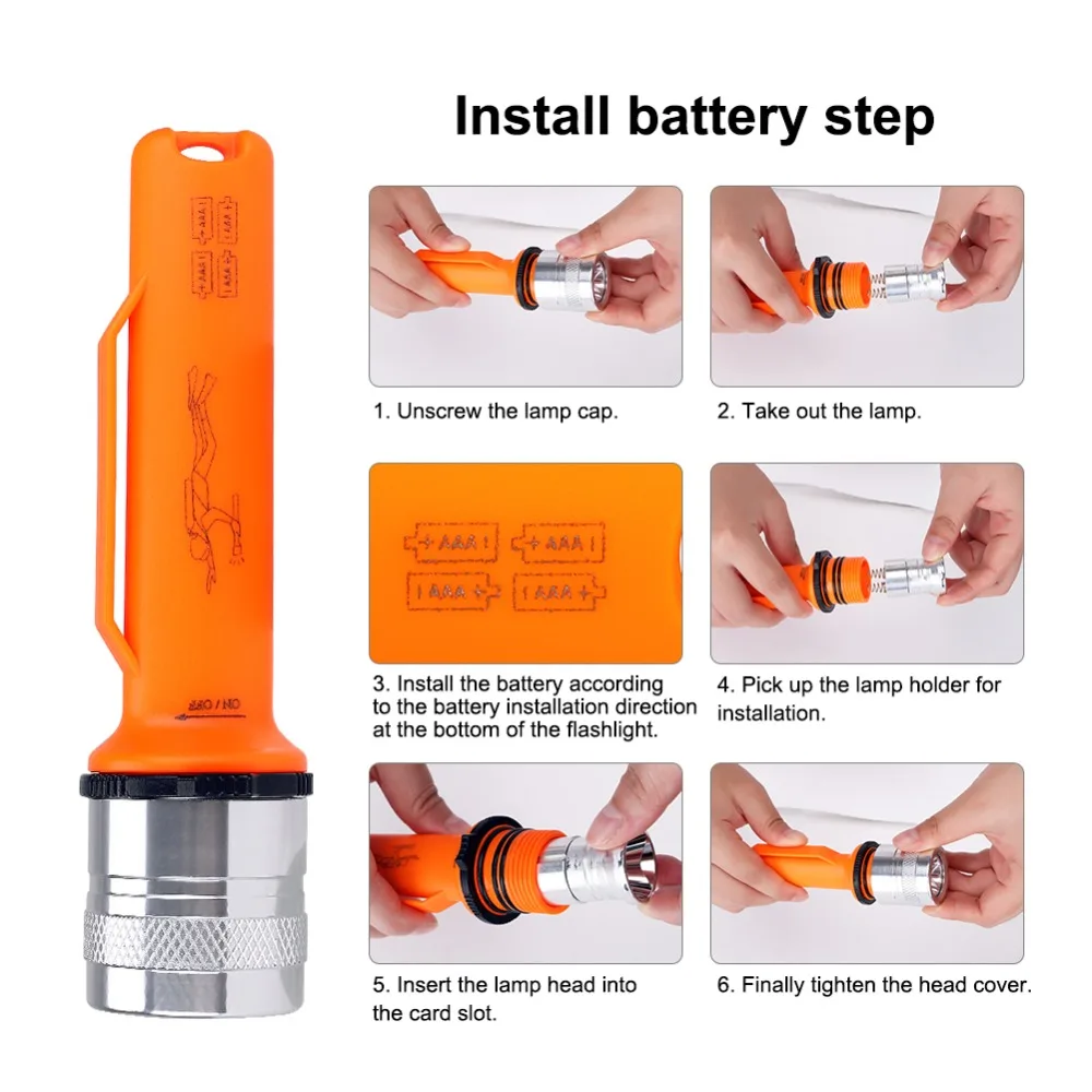 潜水手电筒（小的）-f