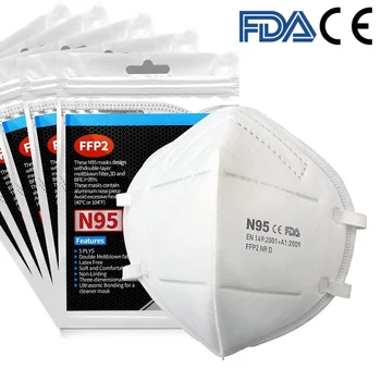 

100PCS Face masks 6 Laye Mask dust protection Masks 95% filter Face Masks Elastic Ear Loop Dust Filter Safety Mask Anti-Dust