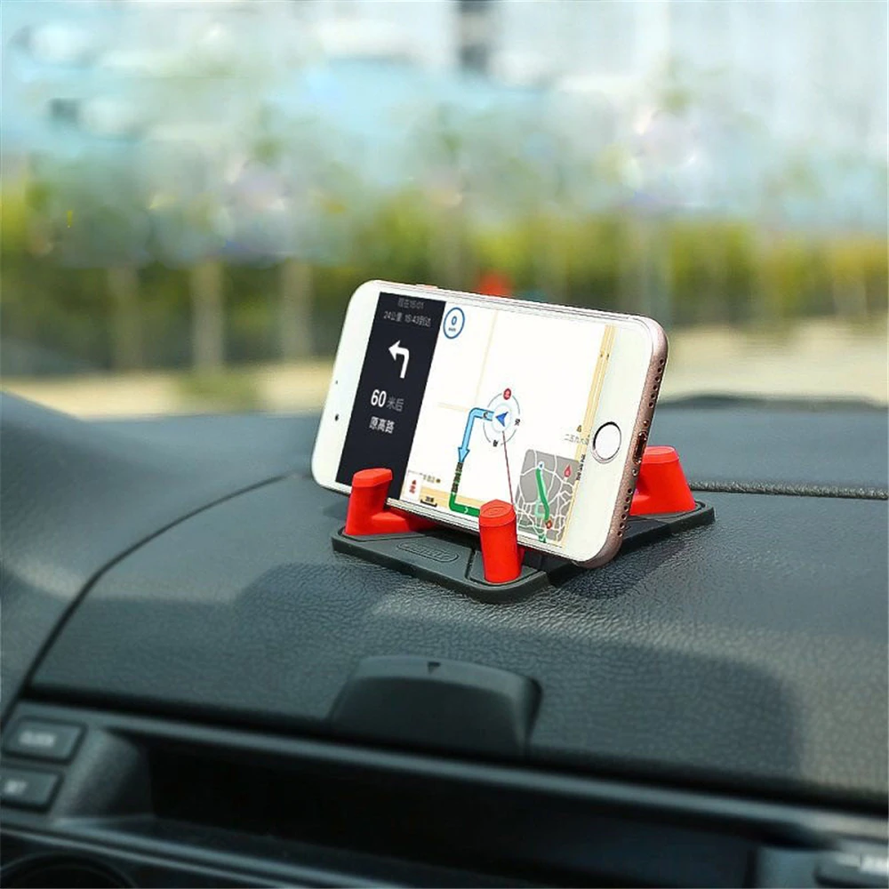 

B-LIFE Anti-Slip Silicone Car Phone Dashboard Pad Mat Hands-free Cell Phone Holder For Car/Home/Office