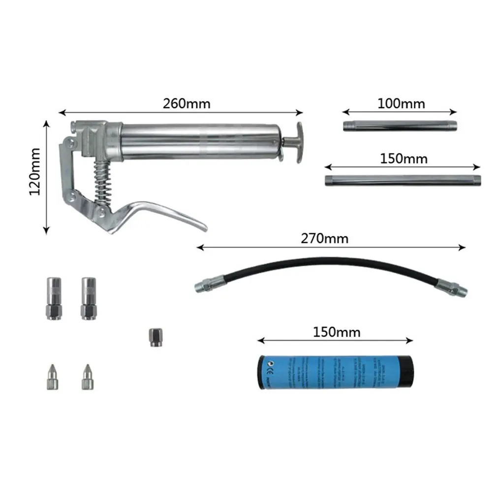 120CC мини-Смазка пистолет ручка с одной рукой Смазка масло машина смазка инструмент для ремонта авто смазки автомобиля ручной инструмент