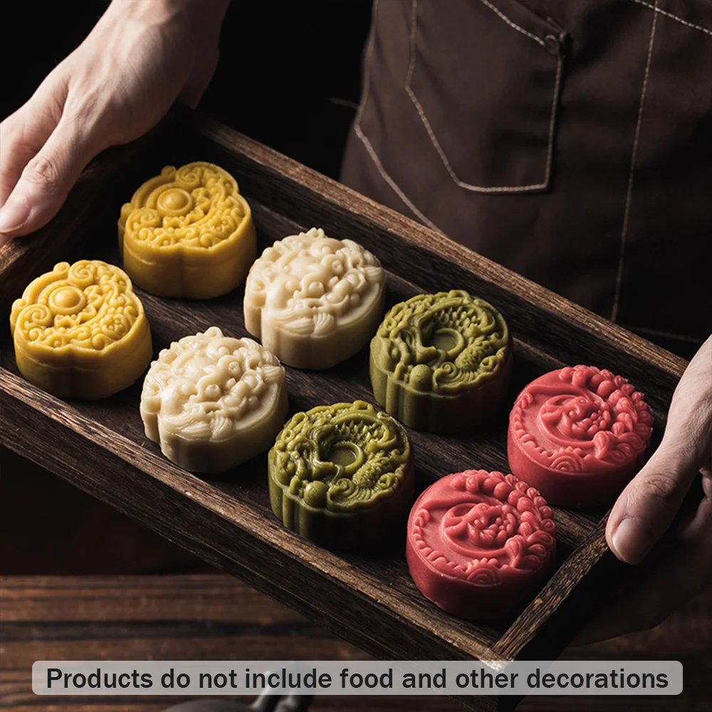 Ma'amoul Oriental Pastry Mould Form for Baking Kitchen Accessories Bakery Molds Moon Cake Cookie Flower Stamp Mooncake Mold