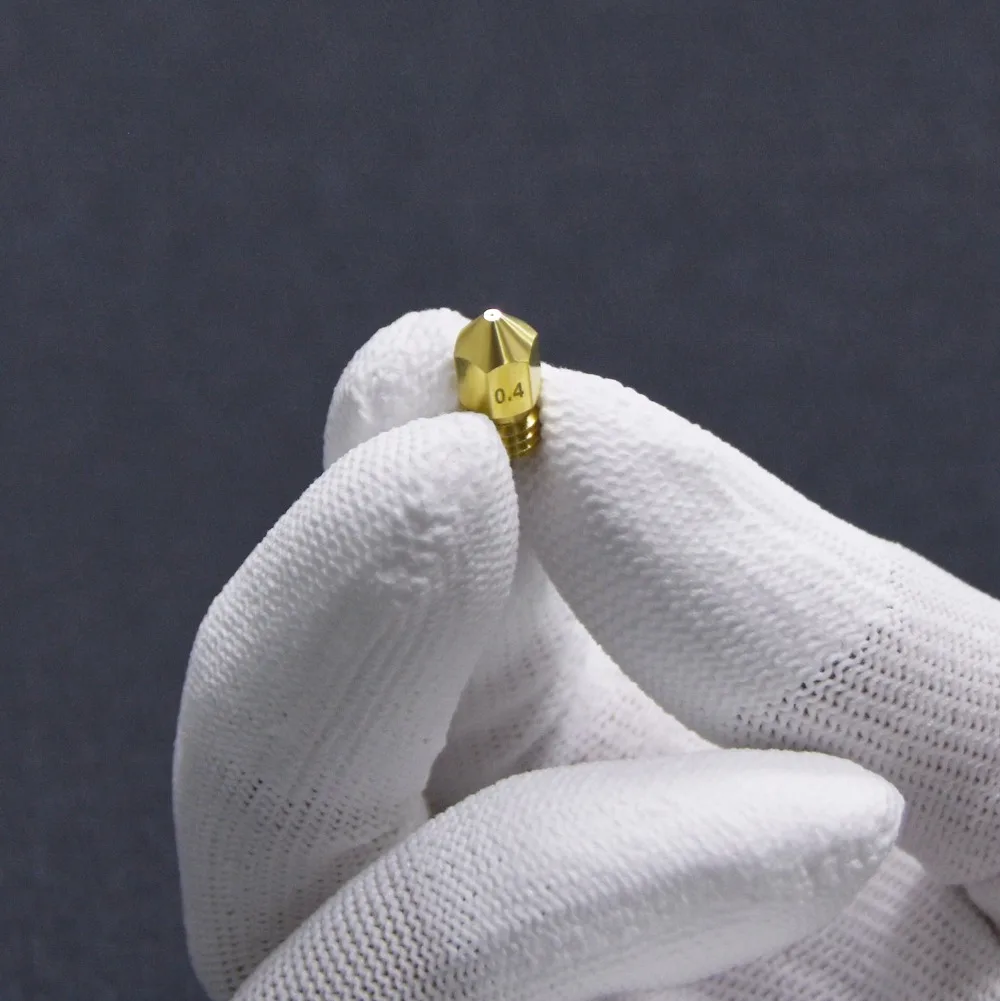 MK7 MK8 Nozzle 0.4mm 0.3mm 0.2mm 0.5mm Copper 3D Printers Parts Extruder Threaded 1.75mm 3.0mm Filament Head Brass Nozzles Part