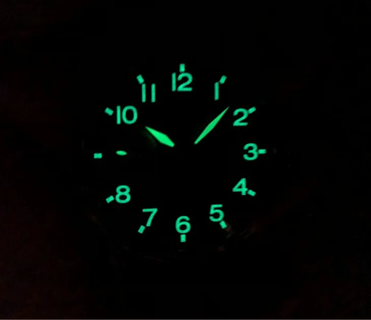 Мужские часы ST36, пилот, хронограф, секундомер, GMT, светящаяся указка, натовские ВВС, нейлоновый ремешок, мужские механические наручные часы