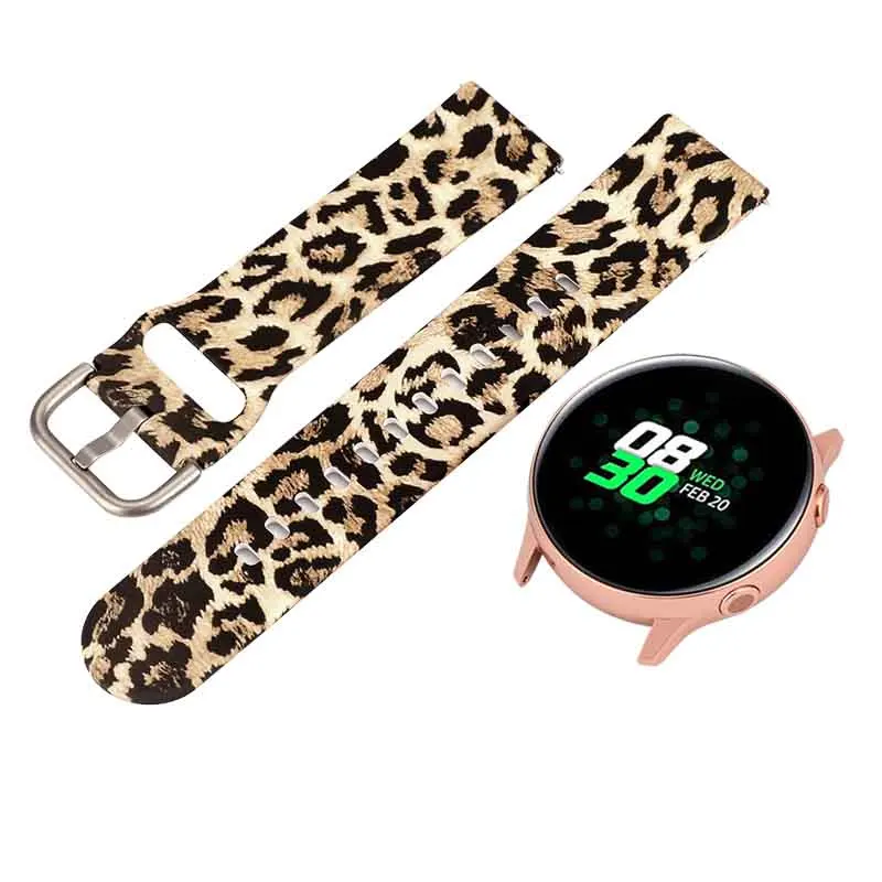 C Браслет ремешок для Huami Amazfit bip Youth Correa наручные часы ремень для samsung Galaxy Active 42 мм gear S2 Garmin Vivoactive Band - Цвет: C
