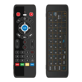

2.4GHz Wireless Mouse Mini Wireless QWERTY Keyboard Touch Screen Compatible with Android TV Box Projector IPTV, HTPC, PC, Lap