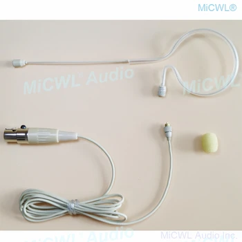 

Replaceable Earset Headset Microphone for Shure ULXD SLX PGXD GLX QLXD Detachable Cable TA4F Mini Plug