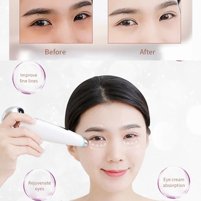 Skin Rejuvenation Face Lifting Wrinkle Removal Face Massager FR Mesotherapy Electroporation Radio Frequency LED Photon Skin Care 2