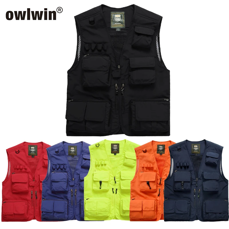 

2022 Fishing Vest Mesh Vest Fishing Jacket Multifunctional Outdoor Photography Outdoor Fishing Shoulder Multi Pocket Vest
