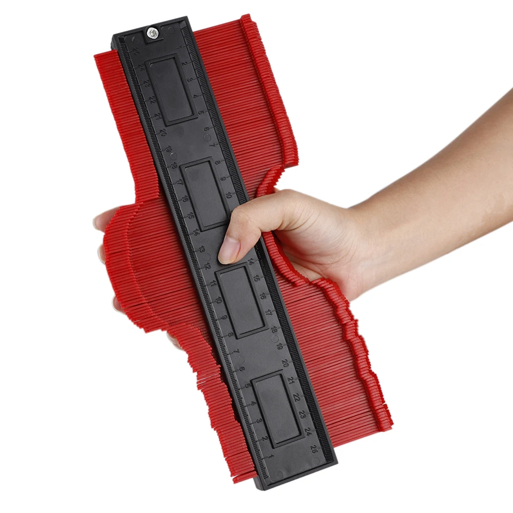 

25CM Irregular Contour Gauges Arc-Scale Contour Gauge-Like Imitation Profiles Multi-Purpose Woodworking Measuring Tools