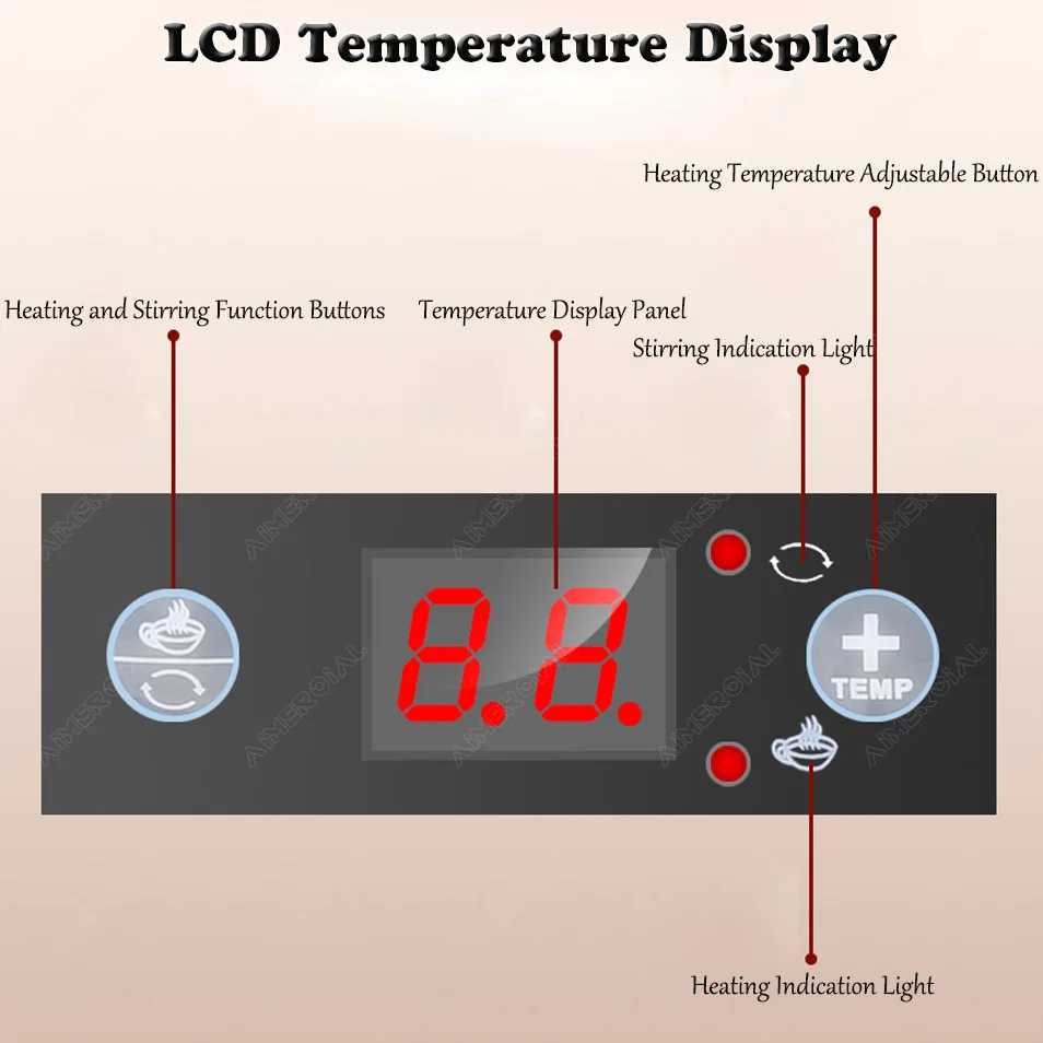 MLT10L Commercial stirring Hot Drink Dispenser 10L single tank Heating beverage machine juice dispenser with LCD Display