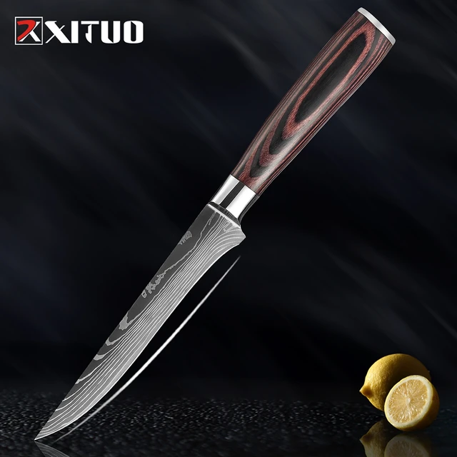 Silvern Wood Carving Knife - Hardwood Handle