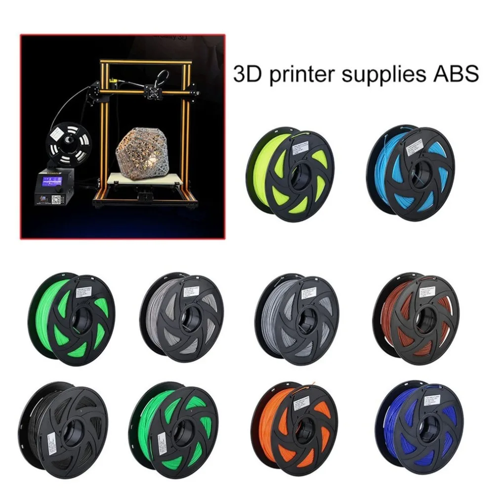 11 цветов Премиум ABS 1,75 мм нить для 3d принтера материалы для печати рулон 1 кг подходит для большинства 3d принтеров s