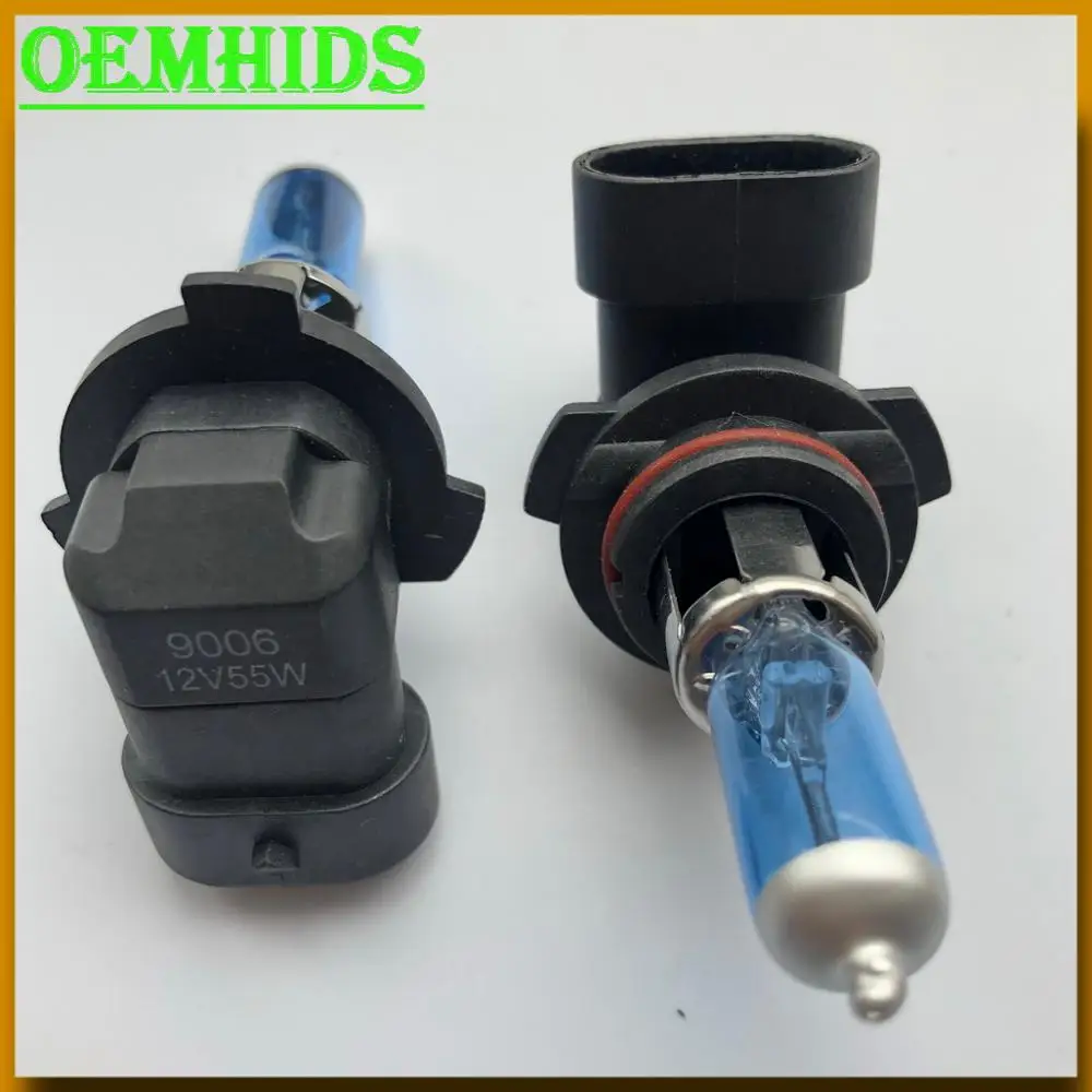 

9006 12V 55W Halogen headlight bulb OEMHIDS Super white light HB5 Lamp 1pair