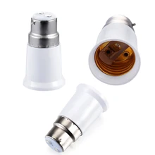 1 шт. прочный B22 к E27 лампа база огнестойкая PC байонетный винт преобразования лампы держатель светильник фитинги адаптер конвертер