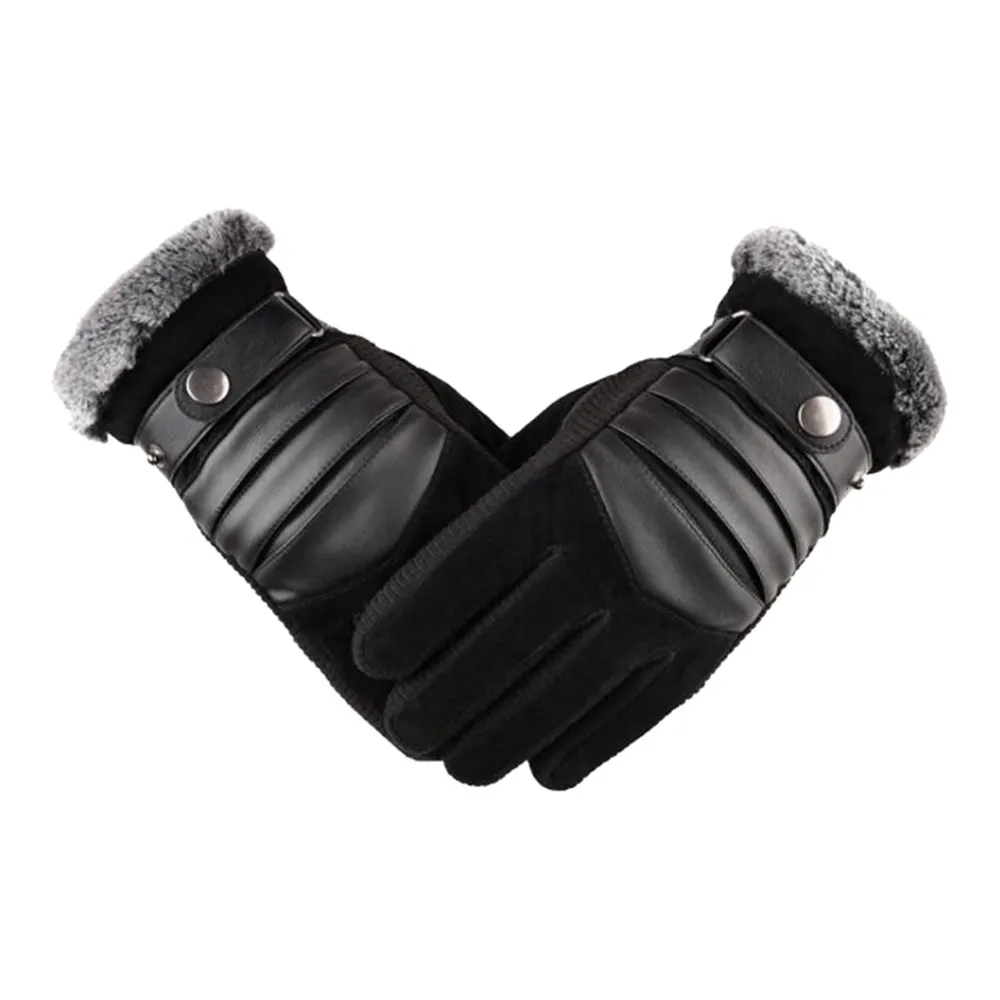 Тактические перчатки мужские с сенсорным экраном мотоциклетные ветрозащитные водонепроницаемые перчатки плюс бархатные теплые для вождения уличные зимние перчатки# YL5 - Цвет: A