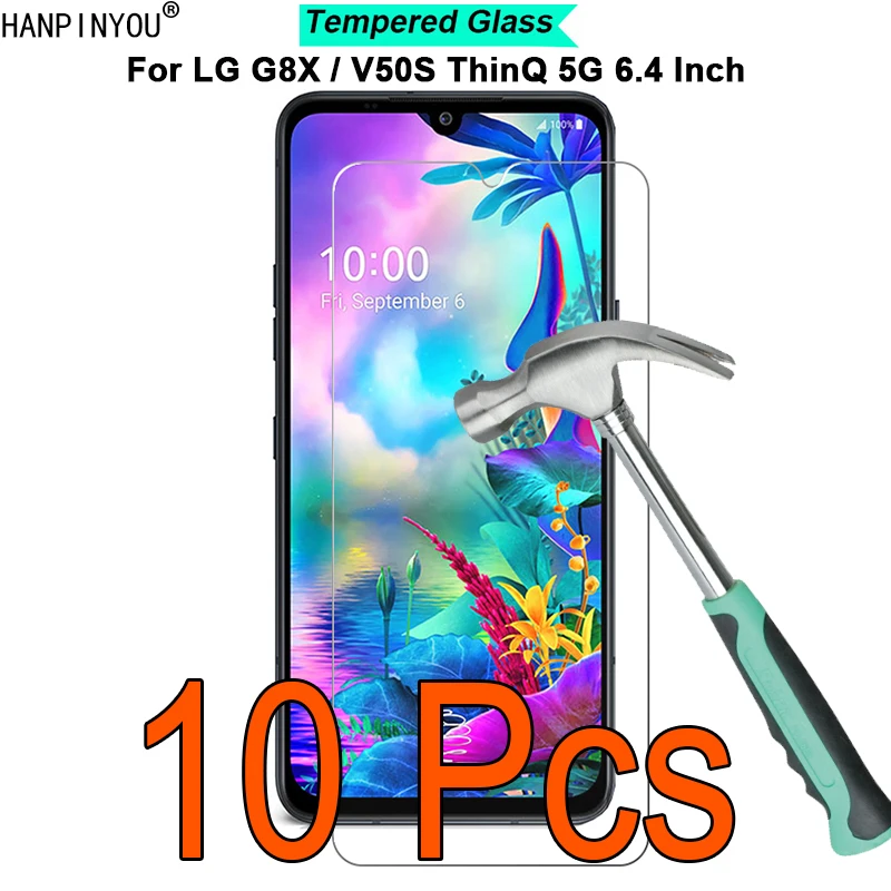 10 Pcs/Lot For LG G8X / V50S ThinQ 6.4&quot 9H Hardness 2.5D Ultra-thin Toughened Tempered Glass Film Screen Protector Guard | Мобильные