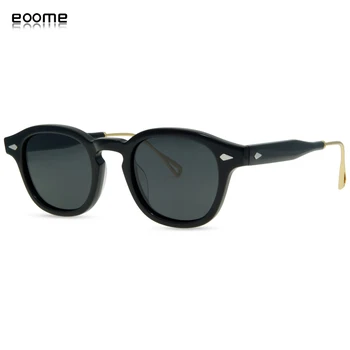 

eoome men's sunglass Vintage Polarized Lens driving Lens Steam Punk Korea Style High Qaulity male Optical frames oculos de sol
