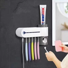 1 набор многофункциональных автоматических соковыжималок для зубной пасты, умный держатель для сушки зубных щеток, ультрафиолетовый стерилизатор, инструменты для ванной