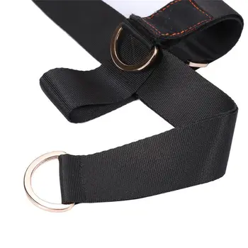 

1pair 4 D-Rings Ankle Strap for Cable Machines and Resistance Bands Glute Leg Band for Fitness Gym Workout Stretching Glute Kick