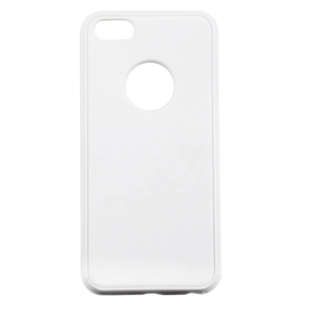 

PC Frame White Matte TPU Back Protector Case Cover Skin for iphone 5C