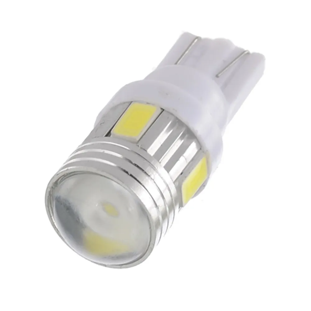 2 шт Автомобильные светодиодные габаритные лампы T10 5630 6 SMD w5w 194 светодиодный Canbus T10 5730 6SMD номерной знак автомобиля сигнальная лампа 5 Вт 12 в