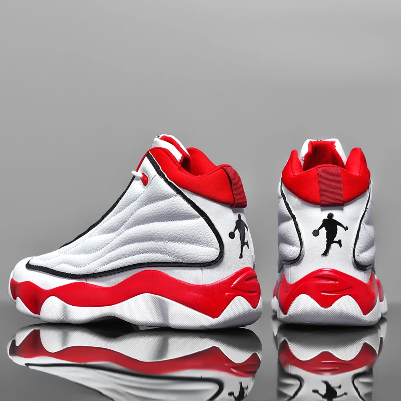Basketball Shoes Basketball Shoes Men Sneakers Boys Basket Shoes Autumn High Top Anti-slip Outdoor Sports Trainer Women Summer