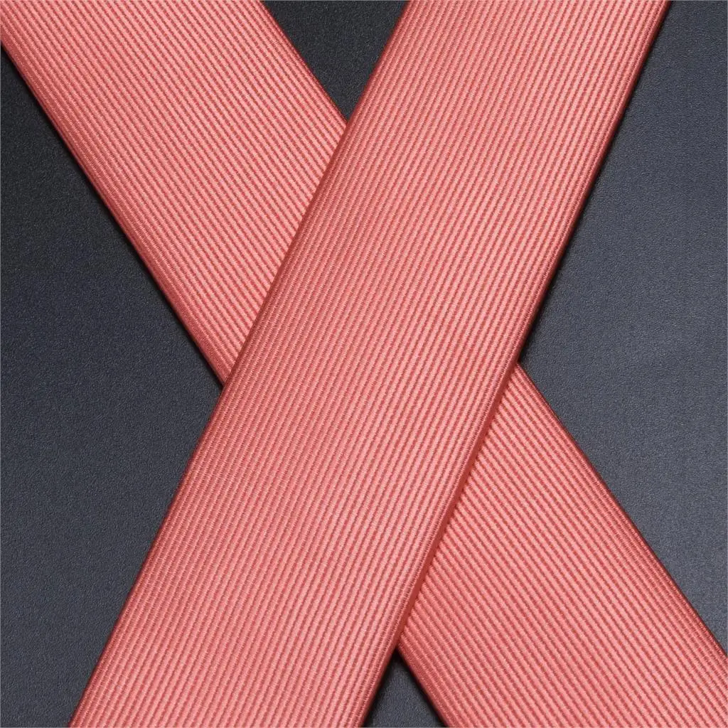 Hi-Tie шелк для взрослых мужские подтяжки галстук бабочка Запонки Набор Кожа Металл 6 зажимы подтяжек Эластичные подтяжки для мужчин коралловый персик