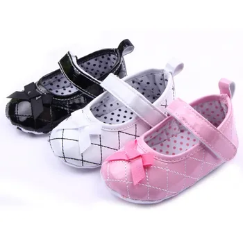 

Baby Girl Shoes Anti-Slip Baby Shoes With Bowknot Casual Toddler Shoes Soft Soled First Walkers 1