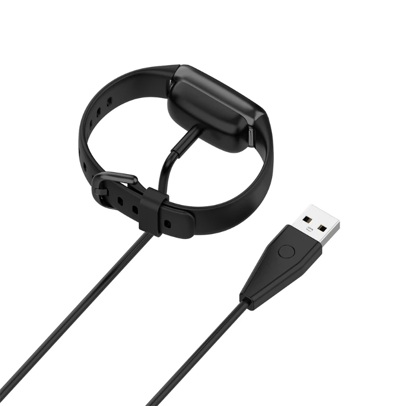 ð ׳ƽ  ũ ũ Fitbit  5/Luxe Smartwatch USB  ̺ ڵ ȣȯ