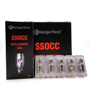 

50pcs/box Kanger SSOCC 0.2 1.2 1.5 Ohm Replacement Coil Head for Kangertech Toptank Mini Subvod Protank 4 Sub Ohm Tank Atomizer