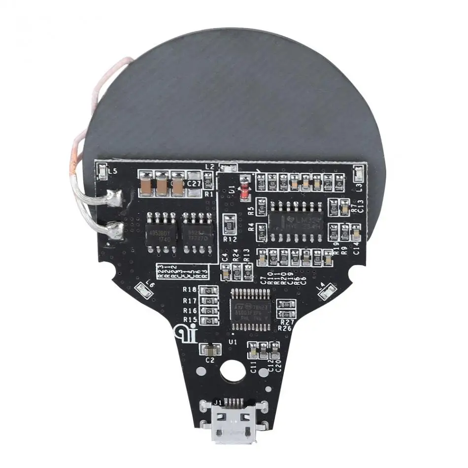 Универсальный WPC1.1 QI беспроводной зарядный передатчик Модуль Micro USB зарядное устройство USB PCBA+ катушка для Android Горячая