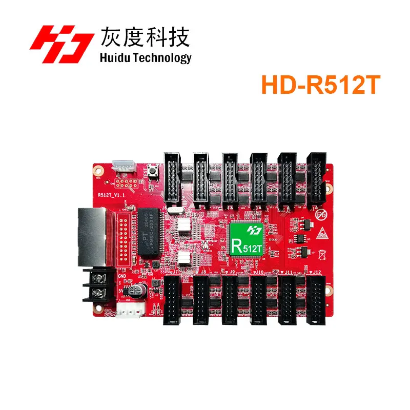 Полноцветная карточка приема Huidu R512T замена HD R501 R512 работа с отправляющей картой