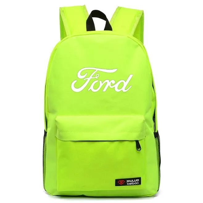 Горячие новые яркие цвета Ford логотип рюкзак эскиз мешок