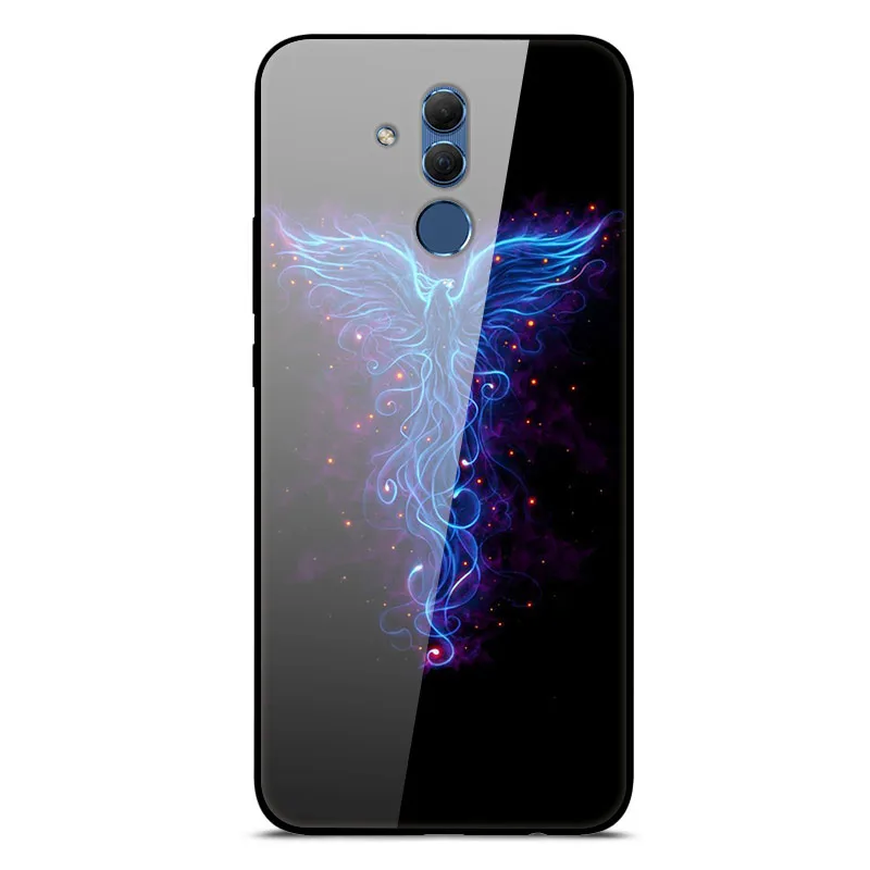 Mate 20 Lite чехол для huawei mate 20 Lite чехол s 6,3 силиконовый бампер из закаленного стекла+ Жесткая задняя крышка из поликарбоната чехол для телефона s Coque - Цвет: 31