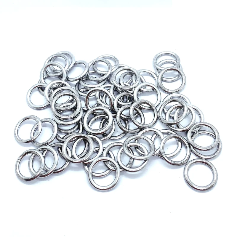 10PCS Oil Drain Plug Gaskets N0138157 For Audi S4 A4 A6 A8 Q5 For VW Touareg 4.2L 14X20X1.5mm Oil Pan Screw Washer Gasket