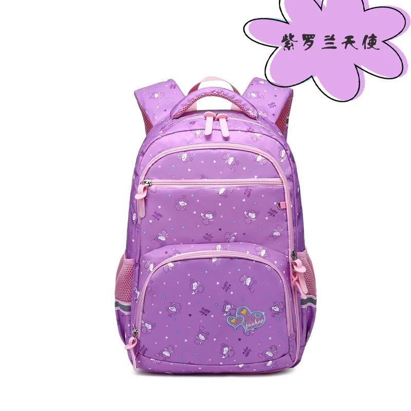 Новые школьные сумки, водонепроницаемые школьные рюкзаки для девочек-подростков, Детские рюкзаки, детские школьные сумки, Mochila - Цвет: S-Purple