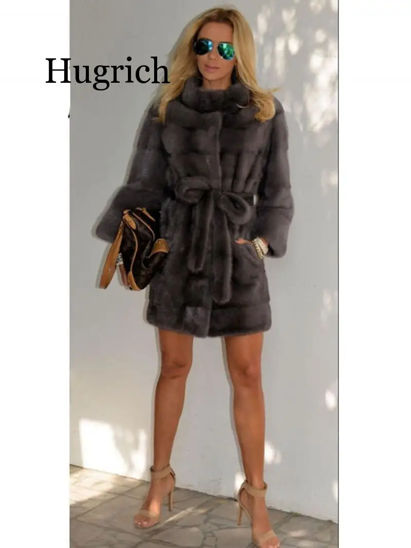 Высококачественное Женское пальто из искусственного меха, зимняя новинка, средний стиль, Свободное пальто из лисьего меха, модные вечерние пальто из искусственного меха