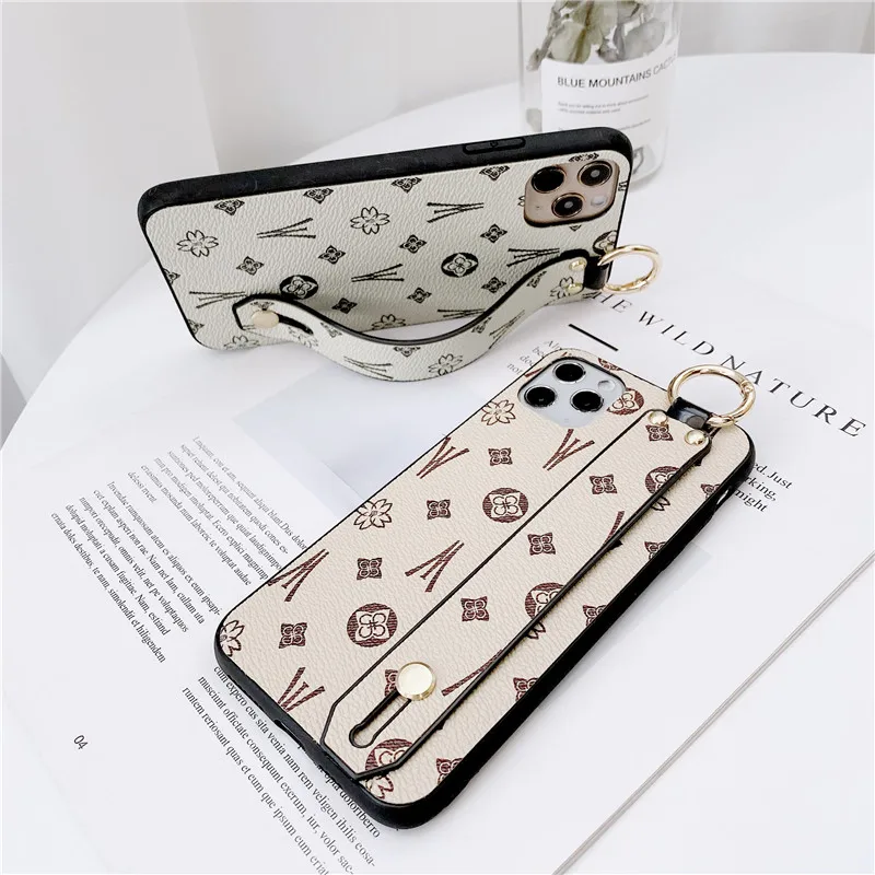 Leather Wristband Cover Fundas  Louis Vuitton Iphone 11 Case