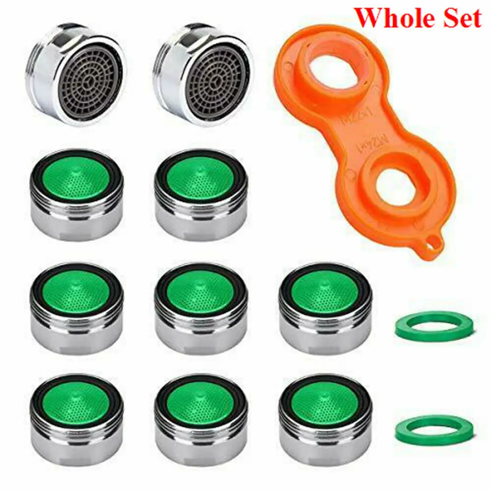 10Pcs Faucet Tap Nozzle Aerator 24mm Water Key Spanner Remover Wrench Reduces Splashes Noise Easy Installation PM0163 | Обустройство