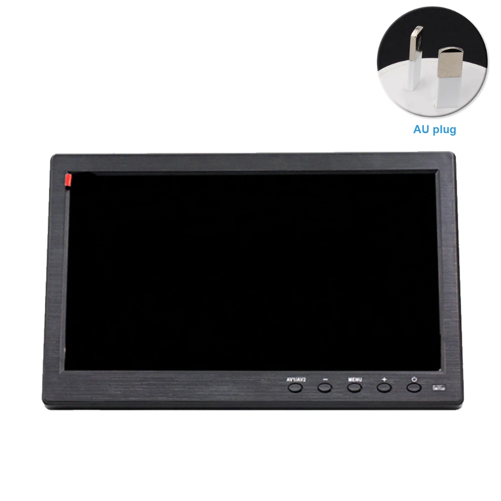 10.1 Inch Video HD Security Travel Screen Computer Portable Smart Monitor Display Easy Use Car Mounted High Compatibility