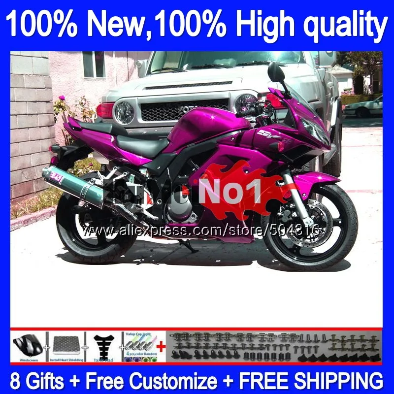 SV650S для SUZUKI SV1000S SV1000 SV650 S 26MC. 119 SV 650 S 1000 2009 2010 2011 2012 2013 08 09, 10, 11, 12, 13 лет, Металлическая роза обтекатели