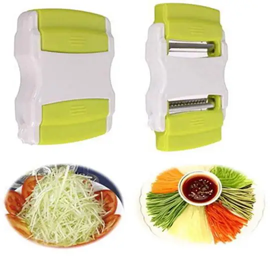 

Home Kitchen Tool Double Ended Vegetable Cutter Potato Carrot Peeler Fruit Slicer Multi-function Apple Scraping Fruit Paring