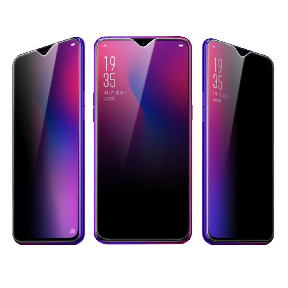 2.5D антишпионское закаленное стекло для OPPO A5 Защитная пленка для экрана для OPPO A9 антибликовое защитное стекло