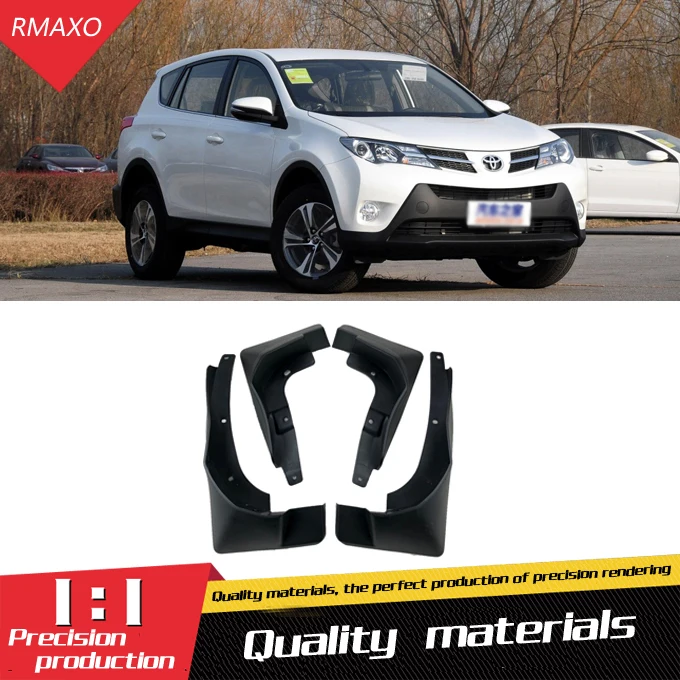 For Toyota RAV4 2014-2015 Mudflaps Splash Guards Front With the color and rear Mud Flap Mudguards Fender Modified special | Автомобили и