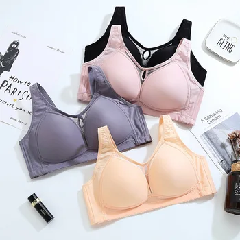 

Dark Perfume Spring And Summer New Sexy Lace Gathered Small Chest Ladies Underwear Without Steel Ring Beautiful Comfortable